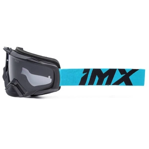 Gogle motocyklowe IMX DUST BLACK MATT/BLUE SZYBA DARK SMOKE + CLEAR czarny niebieski