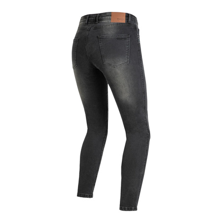 Jeansy motocyklowe damskie BROGER CALIFORNIA LADY WASHED GREY szary