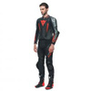Kombinezon dwuczęściowy DAINESE LAGUNA SECA 5 BLACK/FLO RED czarny czerwony fluo