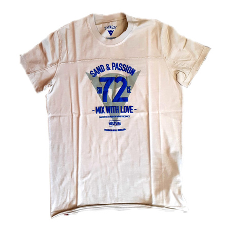 Koszulka T-shirt DAINESE T-SHIRT 72 & PASSION beżowy