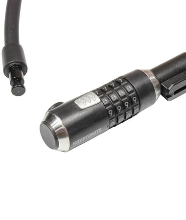Zapięcie KRYPTONITE KRYPTOFLEX 815 NA SZYFR 0,8CM X 150CM czarny srebrny