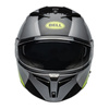 Kask integralny BELL LITHIUM ECE6 SHEAR METALLIC GREY RETINA czarny szary żółty fluo