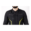 Kurtka tekstylna OZONE DELTA IV BLACK/FLO YELLOW czarny żółty fluo