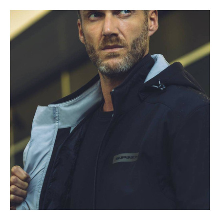 Bluza motocyklowa SPIDI HOODIE ARMOR H2OUT BLACK czarny