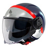 Kask otwarty MT VIALE SV S 68 UNIT MATT BLUE/RED niebieski czerwony