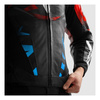 Kurtka skórzana REBELHORN INFERNO BLACK/BLUE/WHITE/RED czarny niebieski biały czerwony