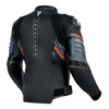 Kurtka skórzana REBELHORN VELOCE BLACK/GREY/FLUO RED czarny szary czerwony fluo