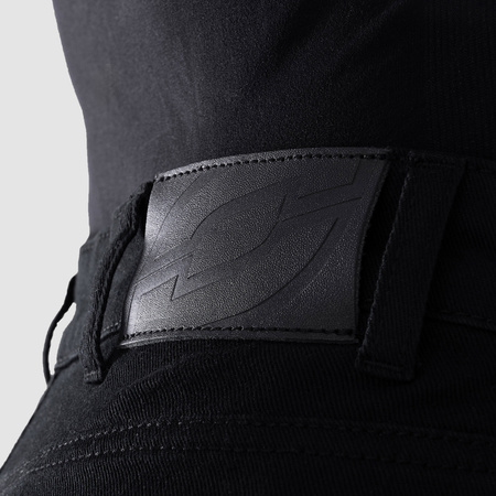 Jeansy motocyklowe damskie OZONE JANE LADY JOGGER FIT BLACK czarny