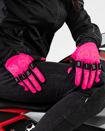 Rękawice miejskie damskie SHIMA DRIFT LADY PINK różowy czarny
