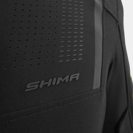 Kurtka tekstylna SHIMA RUSH 3.0 G2 FLUO czarny żółty fluo