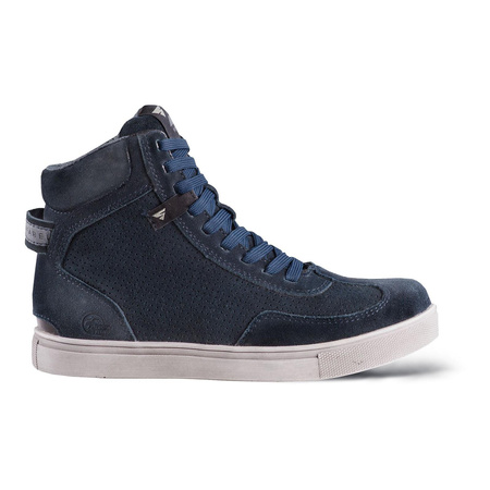 Trampki motocyklowe damskie SHIMA SX-2 EVO LADY BLUE granatowy biały