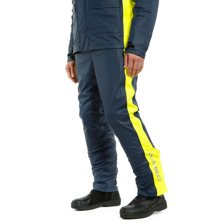 Spodnie przeciwdeszczowe DAINESE STORM 2 niebieski żółty fluo