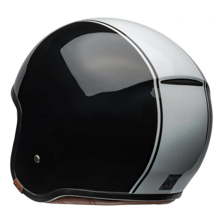 Kask otwarty BELL TX501 RALLY BLACK WHITE czarny biały