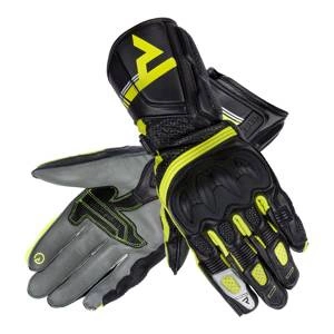 Rękawice sportowe damskie REBELHORN ST LONG LADY BLACK/GREY/FLO YELLOW czarny szary żółty fluo