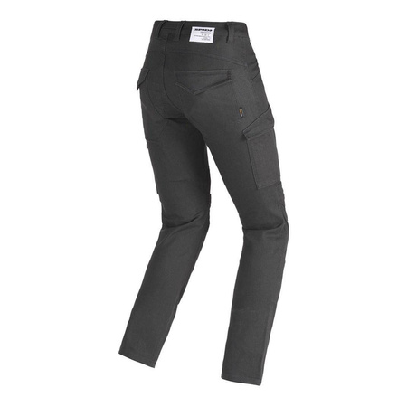 Jeansy motocyklowe SPIDI PATHFINDER CARGO ANTHRACITE czarny