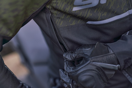 Kurtka tekstylna SHIMA DRIFT MEN KHAKI zielony czarny