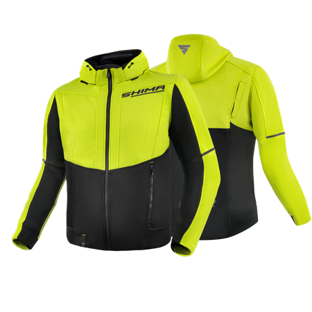 Bluza motocyklowa SHIMA DAYBREAKER MEN FLUO żółty fluo czarny