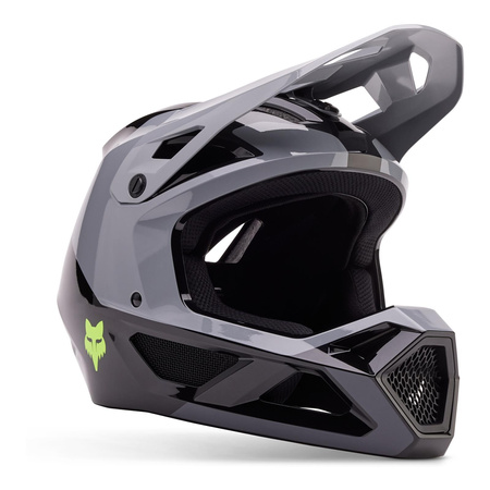 Kask rowerowy dziecięcy FOX JUNIOR RAMPAGE BARGE CLOUD GREY szary