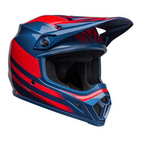 Kask cross BELL MX-9 MIPS DISRUPT TRUE BLUE/RED niebieski czerwony