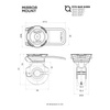 Podstawa QUAD LOCK V2 montowana na lusterku czarny
