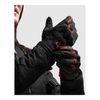 Rękawice miejskie damskie REBELHORN CORE LADY BLACK/RED czarny czerwony