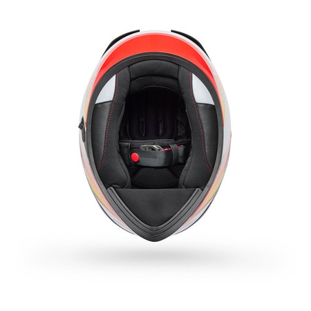 Kask integralny BELL LITHIUM ECE6 NOVA WHITE RED biały czerwony