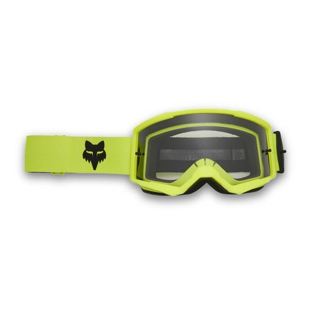 Gogle motocyklowe FOX MAIN CORE FLUORESCENT YELLOW żółty fluo