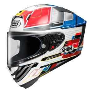 Kask integralny SHOEI X-SPR PRO PROXY TC-10 biały czerwony niebieski żółty czarny