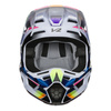 Kask cross FOX V2 KRESA MULTI biały granatowy czerwony różowy zielony fluo