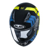 Kask integralny HJC CS-15 MARTIAL BLACK/BLUE/YELLOW niebieski żółty fluo czarny