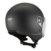 Kask otwarty MT STREET S PURE BLACK MATT czarny mat