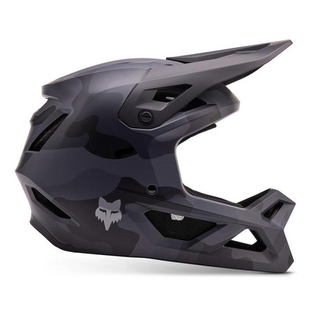 Kask rowerowy dziecięcy FOX JUNIOR RAMPAGE CE BLACK CAMO czarny