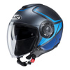 Kask otwarty HJC I40 CAMET BLUE/BLACK czarny mat granatowy niebieski