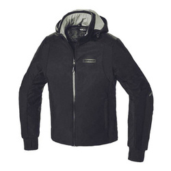 Bluza motocyklowa SPIDI HOODIE ARMOR H2OUT BLACK czarny