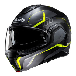 Kask szczękowy HJC I100 LORIX BLACK/YELLOW czarny żółty fluo