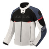 Kurtka tekstylna SECA AIRFLOW III GREY/NAVY szary granatowy