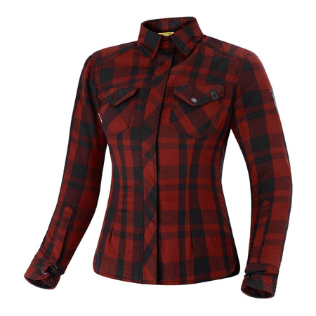 Koszula motocyklowa damska SHIMA RENEGADE LADY RED czerwony czarny