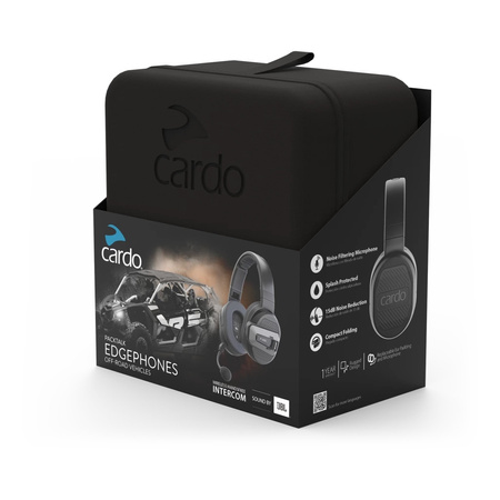 Interkom uniwersalny CARDO EDGEPHONES ORV SINGLE czarny
