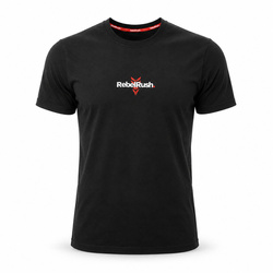 Koszulka T-shirt REBELRUSH MOTO SPORT 2026 BLACK czarny
