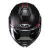 Kask szczękowy HJC I100 BEIS BLACK/RED czarny czerwony