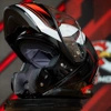 Kask szczękowy SHOEI NEOTEC 3 GRASP TC-5 czarny biały czerwony