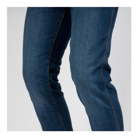 Jeansy motocyklowe OZONE STRIKER SLIM FIT WASHED BLUE niebieski