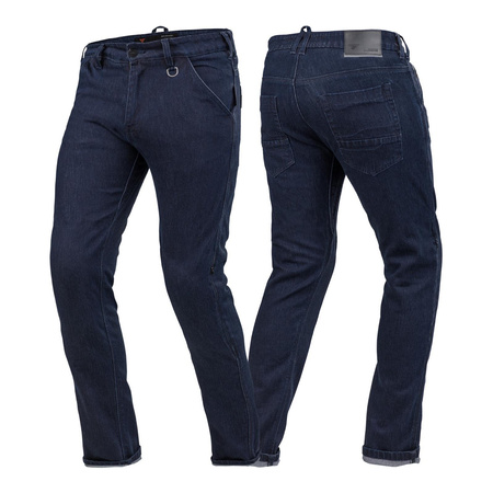 Jeansy motocyklowe SHIMA TARMAC 3 RAW DENIM granatowy
