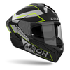Kask integralny AIROH MATRYX SENTINEL YELLOW MATT żółty fluo szary czarny