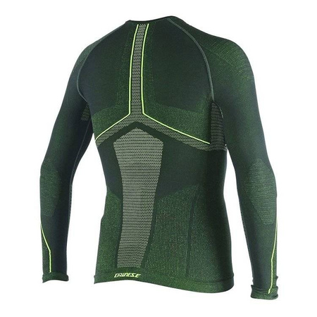 Koszulka termoaktywna DAINESE D-CORE DRY TEE LS BLACK/YELLOW FLUO czarny żółty fluo