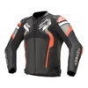 Kurtka skórzana ALPINESTARS ATEM V4 BLACK/MID GREY/FLUO RED czarny szary czerwony fluo