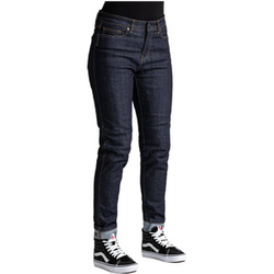 Jeansy motocyklowe damskie BROGER CALIFORNIA RAW NAVY granatowy