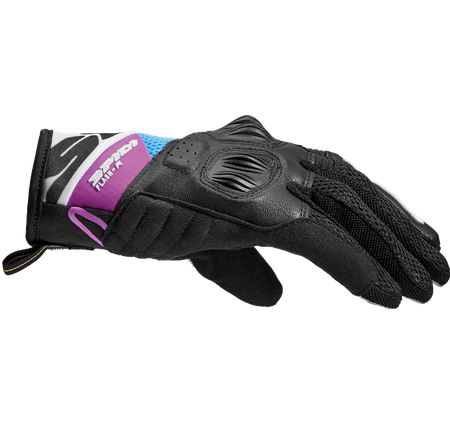 Rękawice miejskie damskie SPIDI FLASH-R EVO LADY BLACK/FUCHSIA czarny fioletowy