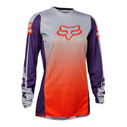 Bluza cross damska FOX LADY 180 LEED FLUO ORANGE pomarańczowy fluo szary fioletowy