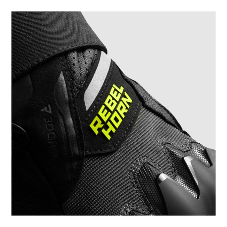 Rękawice miejskie REBELHORN DEFENDER BLACK/GREY/FLUO YELLOW czarny szary żółty fluo